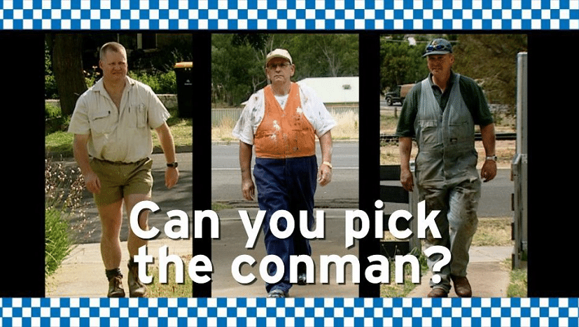 Can you pick the conman?