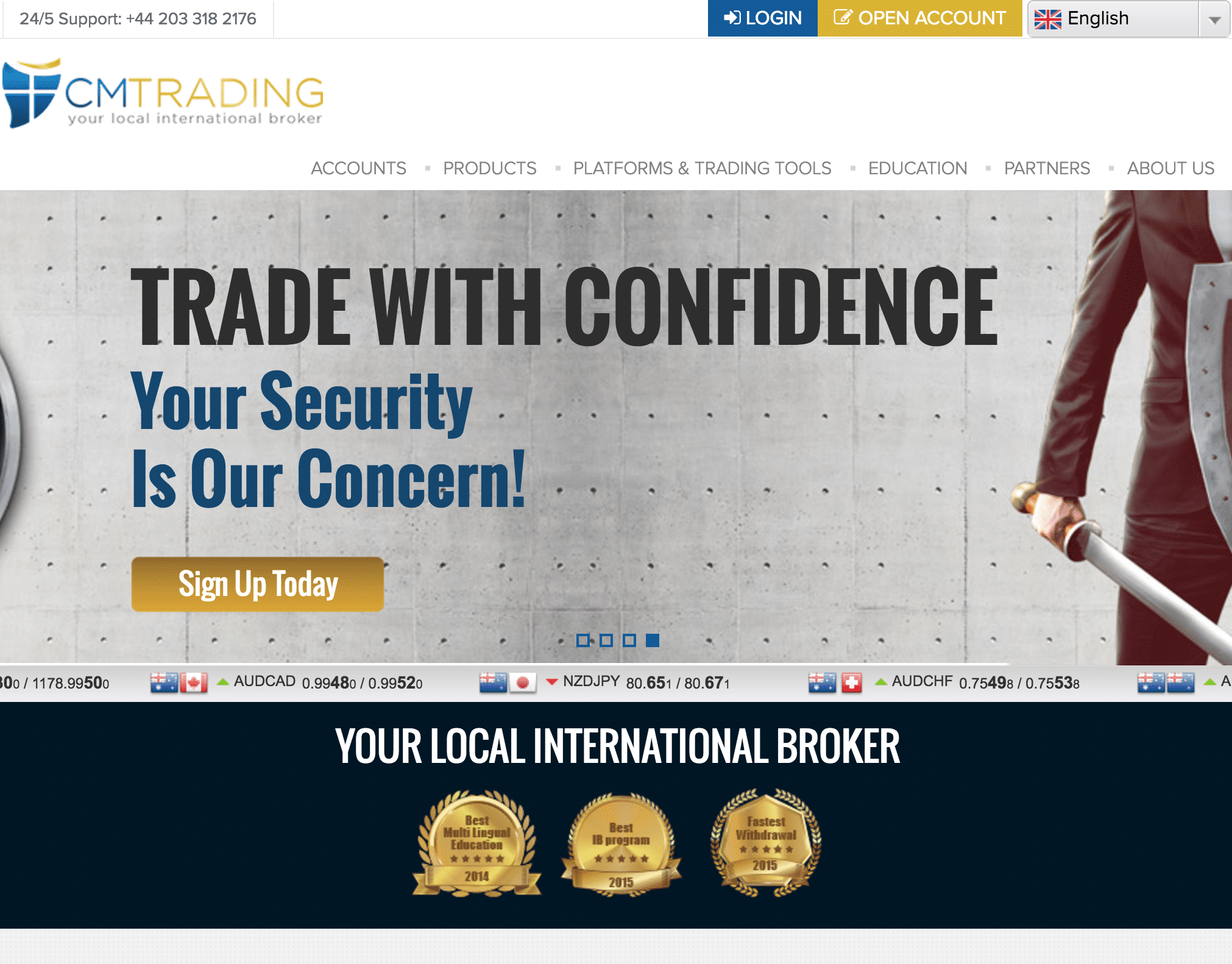 CM Trading Website