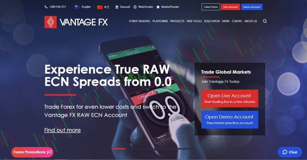 Vantage forex review
