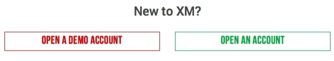 xm new user open account