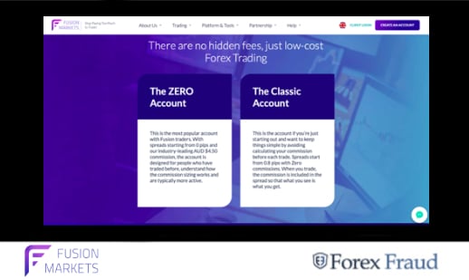 Fusion Markets No Hidden Fees