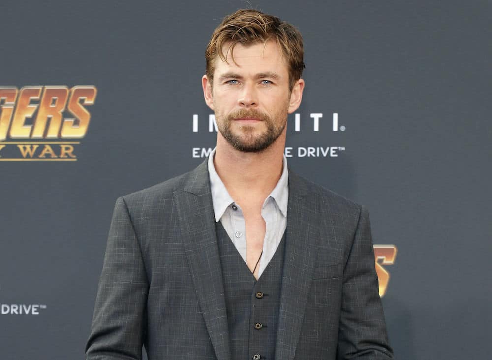 Chris Hemsworth, at a screening event for Infinity War