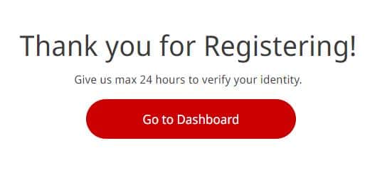tickmill thank you for registering