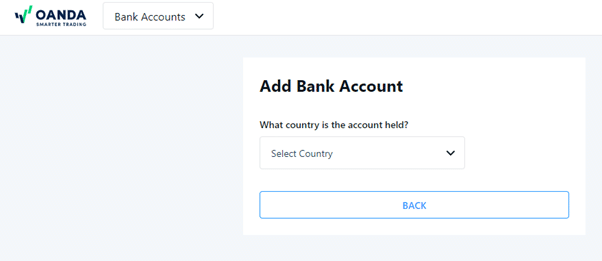 Oanda review add bank account