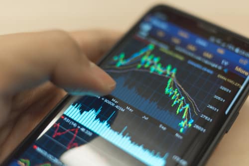 Stock and Forex Price Charts on Mobile Phone