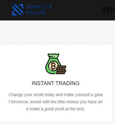SimplexPrime scam's Home Page