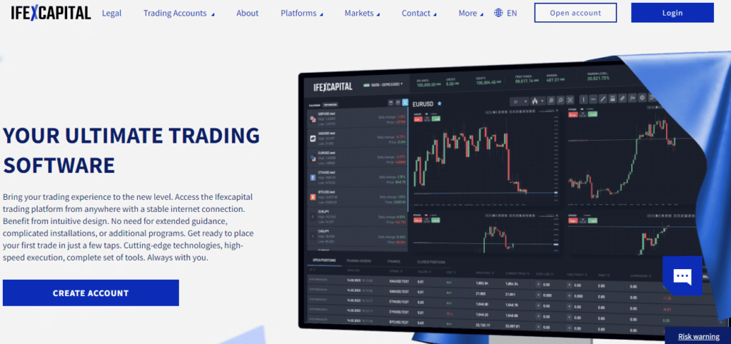 IFEXcapital trading software